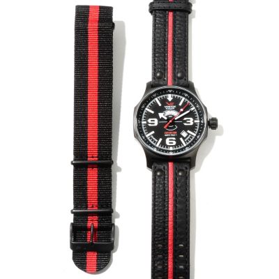 620-672 - Vostok-Europe Men's Expedition North Pole-1 Limited Edition Automatic Leather Strap Watch