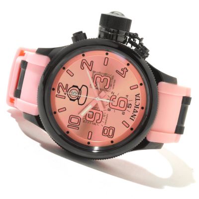 620-675 - Invicta Men's Russian Diver Quartz Chronograph Stainless Steel Strap Watch