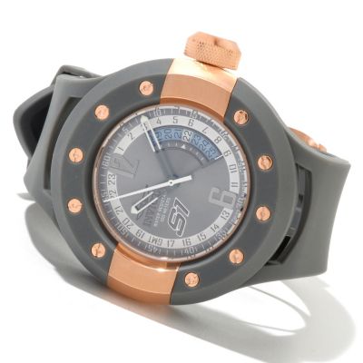 620-676 - Invicta Men's S1 Rally Swiss Made Quartz GMT Stainless Steel Strap Watch 