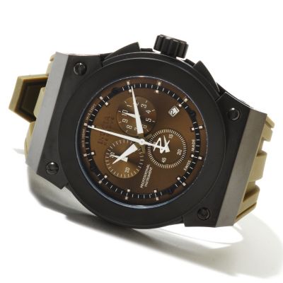 INVICTA RESERVE MEN'S AKULA SWISS MADE QUARTZ CHRONO SILICONE STRAP WATCH