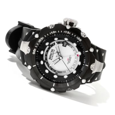 INVICTA RESERVE MEN'S VENOM SWISS MADE QUARTZ GMT RIVER PEARL DIAL STRAP WATCH