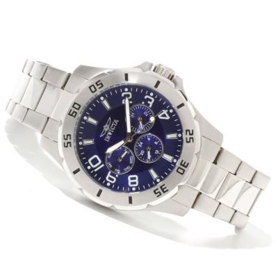 620-717 - Invicta Men's Specialty Quartz Stainless Steel Bracelet Watch w/ 3-slot Collector's Box 