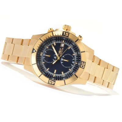 INVICTA MEN'S SPECIALTY QUARTZ CHRONO STAINLESS BRACELET WATCH