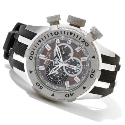 620-728 - Invicta Reserve Men's Bolt II Swiss Made Quartz Chronograph Strap Watch w/ 3-Slot Dive Case