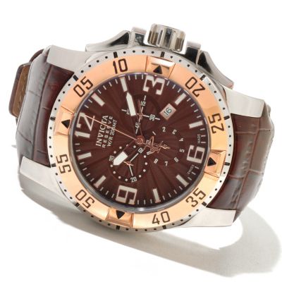 INVICTA RESERVE MEN'S EXCURSION SWISS CHRONOGRAPH STRAP WATCH