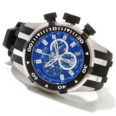 620-748 - Invicta Reserve Men's Bolt II Swiss Made Quartz Chronograph Strap Watch w/ Three-Slot Dive Case