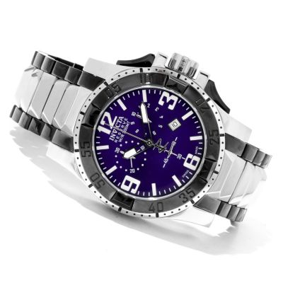 INVICTA RESERVE MEN'S EXCURSION SWISS CHRONO STAINLESS BRACELET WATCH W/ 3DC
