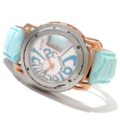 620-754 - Ritmo Mundo Women's Persepolis Limited Edition Swiss Made Quartz Leather Strap Watch