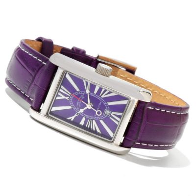 620-756 - Ritmo Mundo Women's Mini Data Swiss Quartz Leather Strap Watch