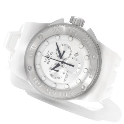 620-862 - Invicta Men's Akula Sport Quartz Chronograph Stainless Steel Silicone Strap Watch 