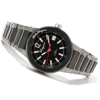 Ferragamo Men's F-80 Swiss Made Automatic Bracelet Watch