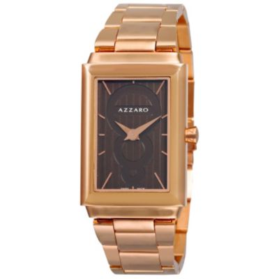 620-938 - Azzaro Men's Legend Swiss Made Quartz Stainless Steel Bracelet Watch