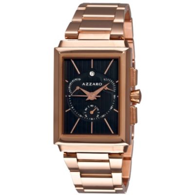 620-948 - Azzaro Men's Legend Swiss Made Quartz Stainless Steel Bracelet Watch