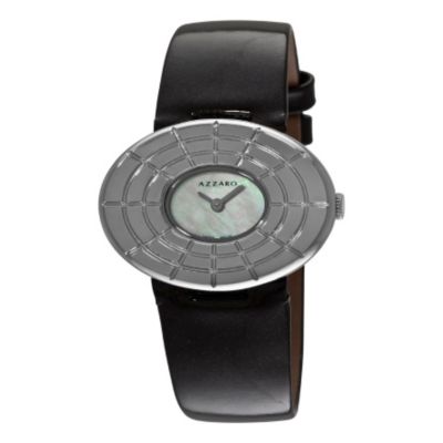 620-986 - Azzaro Women's Sparkling Swiss Made Quartz Leather Strap Watch