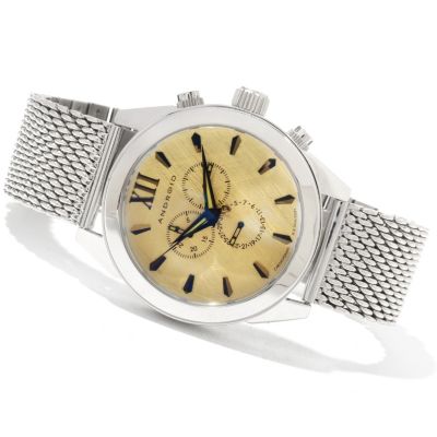 621-033 - Android Men's Vertigo Quartz Chronograph Stainless Steel Bracelet Watch