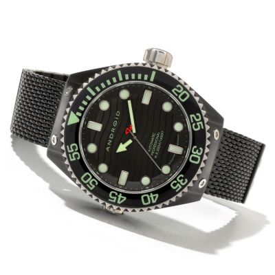 Android Men's Divemaster Espionage 2 Automatic Mesh Bracelet Watch