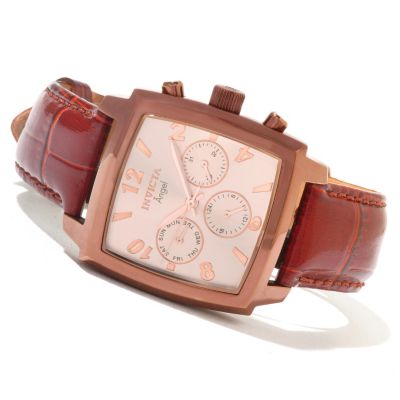 621-262 - Invicta Women's Angel Quartz Stainless Steel Leather Strap Watch 