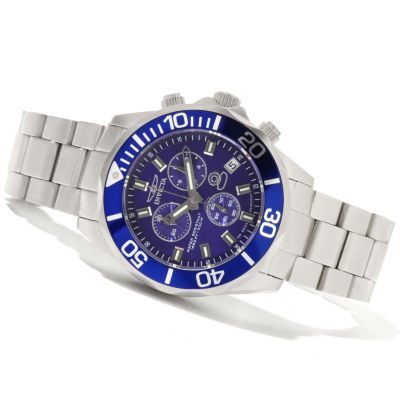 621-269 - Invicta Men's Grand Diver Limited Edition Swiss Quartz Chronograph Stainless Steel Bracelet Watch