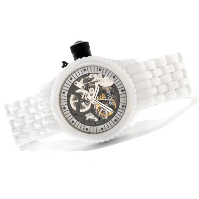 621-296 - Invicta Mid-Size Russian Diver Mechanical Ceramic Bracelet Watch w/ Collector's Box 
