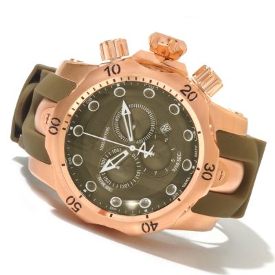 INVICTA RESERVE MEN'S VENOM SWISS QUARTZ CHRONO POLYURETHANE STRAP WATCH