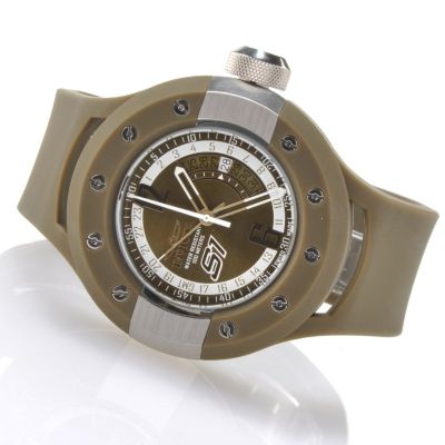 621-370 - Invicta Men's S1 Rally Swiss Made Quartz GMT Strap Watch