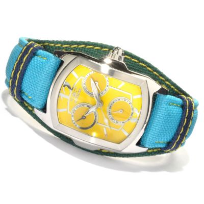 621-374 - Invicta Women's Lupah Couture Stainless Steel Leather Strap Watch