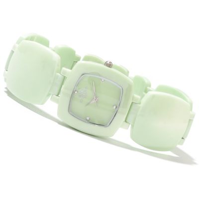 621-553 - Oniss Women's Magnifique Quartz Ceramic Bracelet Watch