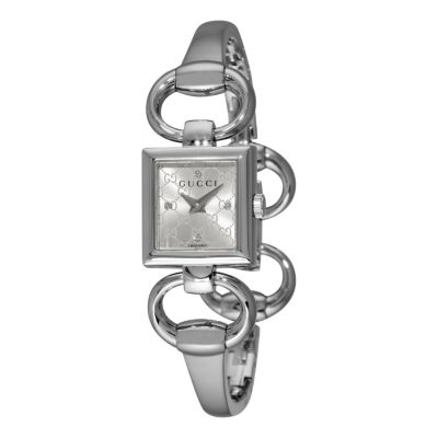 621-626 - Gucci Women's Tornabuoni Swiss Made Quartz Diamond Accent Bracelet Watch