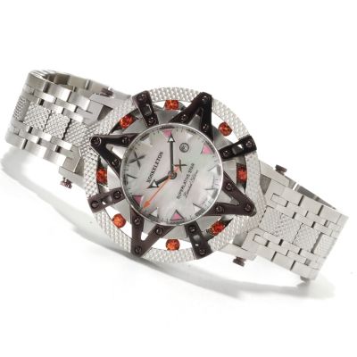 621-638 - XO Skeleton Women's Superlative Star Limited Edition Swiss Quartz Stainless Steel Watch