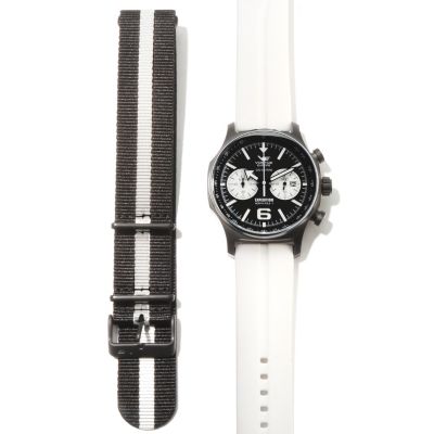 621-665 - Vostok-Europe Men's Expedition North Pole-1 Limited Edition Quartz Chronograph Strap Watch
