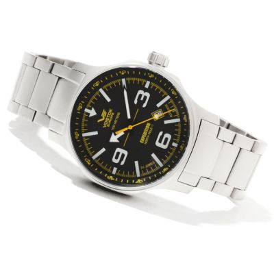 621-666 - Vostok-Europe Men's Expedition North Pole-1 Limited Edition Automatic Stainless Steel Bracelet Watch