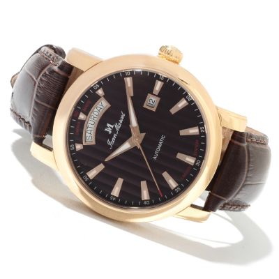 621-737 - Jean Marcel Men's Clarus Limited Edition Swiss Made Automatic Leather Strap Watch