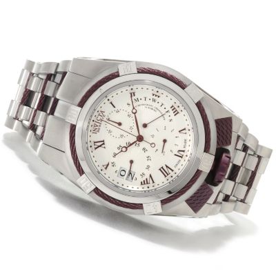 622-154 - Invicta Reserve Men's Bolt Zeus Elegant Swiss Made Quartz Chronograph Bracelet Watch