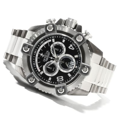 622-189 - Invicta Reserve Men's Grand Arsenal Swiss Made Quartz Chronograph Stainless Steel Bracelet Watch