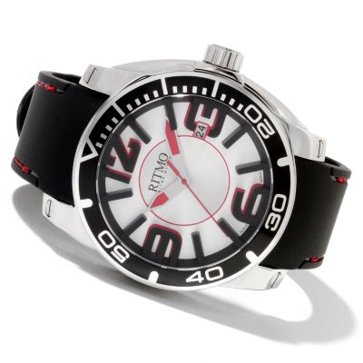 622-191 - Ritmo Mundo Men's Apollo Sport Quartz Stainless Steel Strap Watch