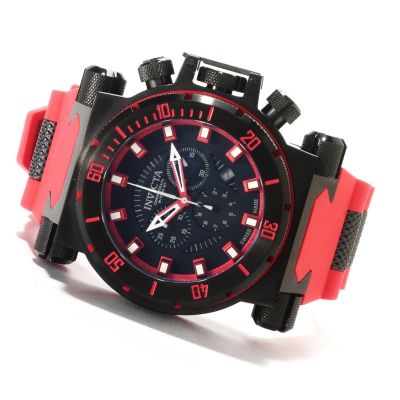 622-373 - Invicta Men's Coalition Force Swiss Made Quartz Chronograph Polyurethane Strap Watch