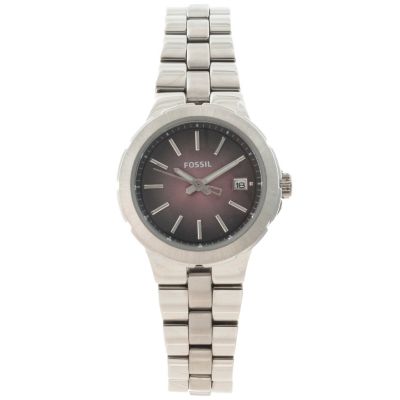 622-419 - Fossil Women’s Sylvia Quartz Sunburst Dial Stainless Steel Bracelet Watch