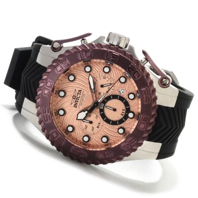622-600 - Invicta Men's Pro Diver Razor Quartz Chronograph Stainless Steel Silicone Strap Watch