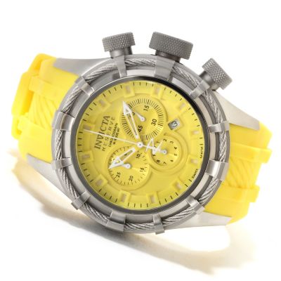 622-677 - Invicta Reserve Men's Bolt Swiss Made Quartz Chronograph Silicone Strap Watch