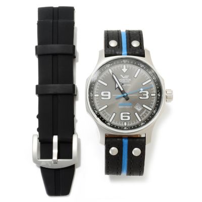 622-894 - Vostok-Europe Men's Expedition North Pole-1 Limited Edition Automatic Watch w/ Extra Strap
