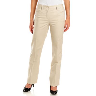 702-661 - Kate & Mallory Five-Pocket Classic Fit Slimming Woven Pants 