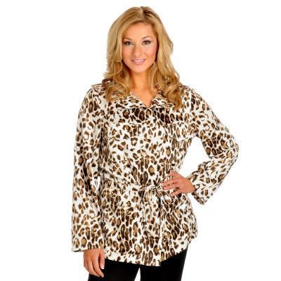 Carson Kressley Cheetah Print Toopper