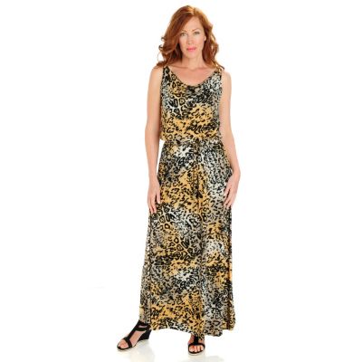 Love Carson by Carson Kressley Printed Maxi Dress