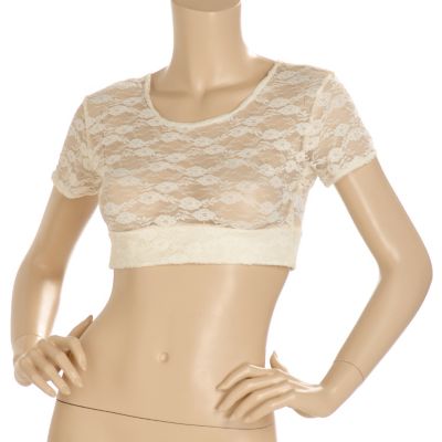 Halftee S/S Lace Tee