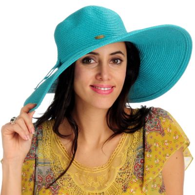 SUN N SAND ACCESSORIES SHORELINE HUES 5" BRIM SUN HAT