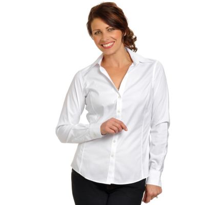 Women's White Spago Blouse