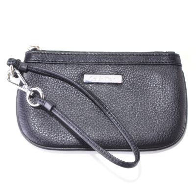 704-410 - Calvin Klein Handbags Leather Wristlet 