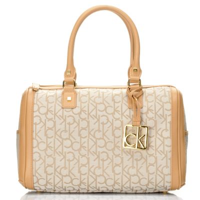 Calvin Klein Handbags Logo Jacquard Duffle