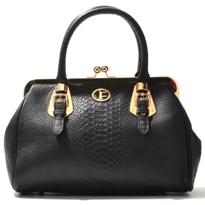 BLACK SNAKE EMBOSSED
