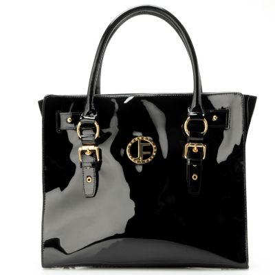 Jack French London Mount Patent Leather Tote